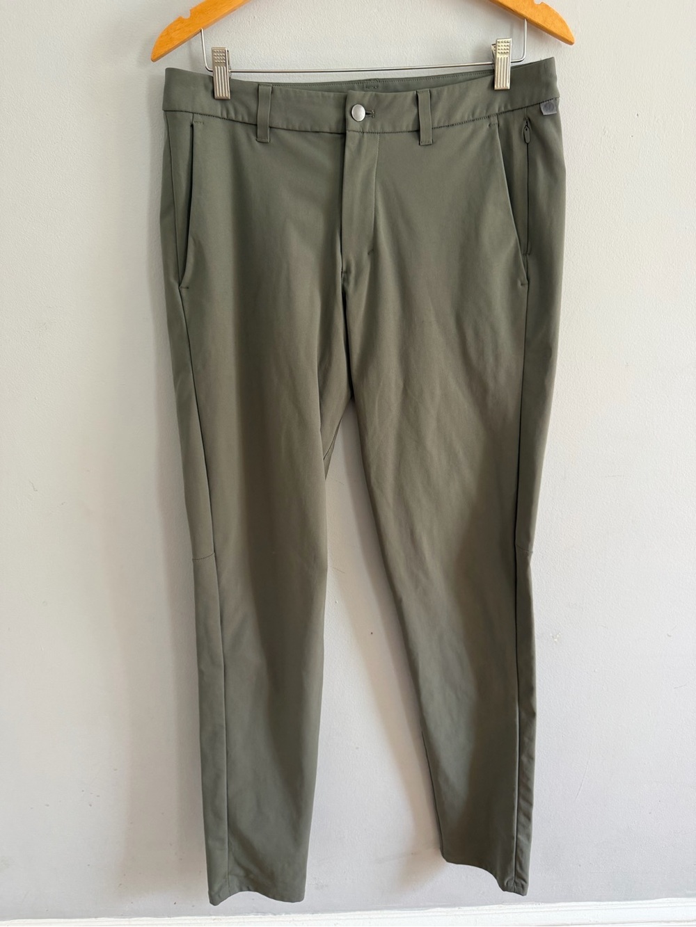 Lululemon Commission Pants Slim Warp Stream Light Army Green 30 X 37 (tall)